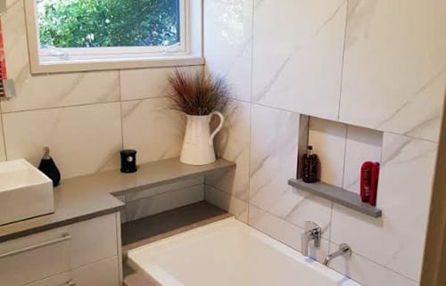 Bathtub Overview in a Christchurch Residence by Brewer Builders