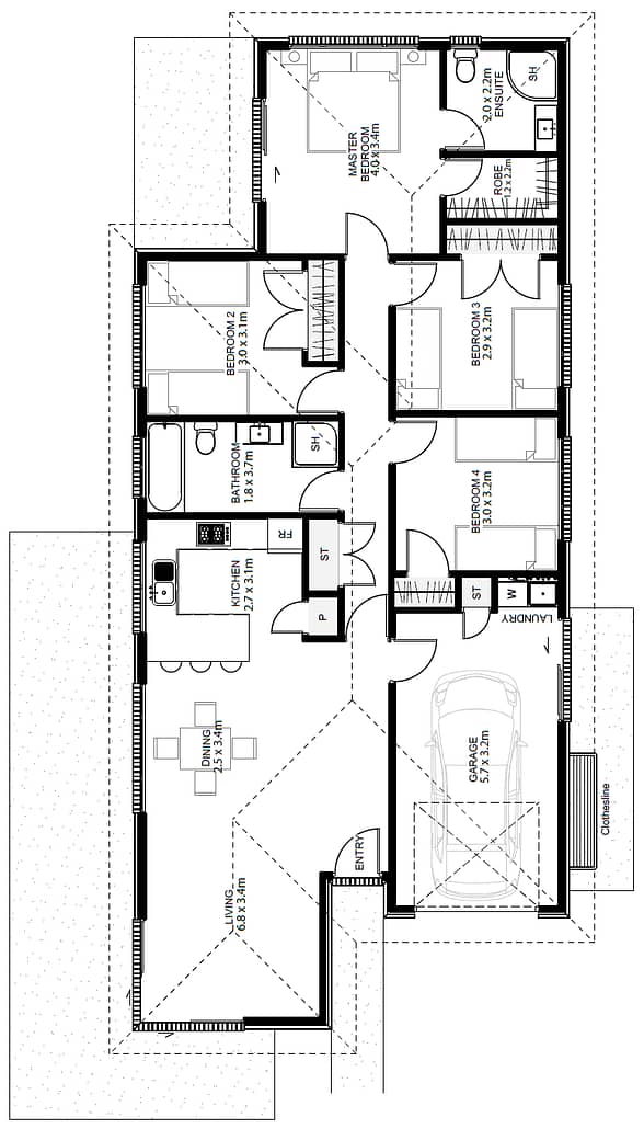 Owl house plan by Brewer Builders
